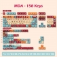 Loong Year Good Luck 104+16 / 34 / 54 MDA MCA Profile Keycap Set Cherry MX PBT Dye-subbed for Mechanical Gaming Keyboard